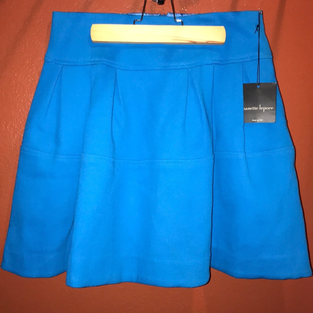 NWT Nanette Lapore Turquoise skirt